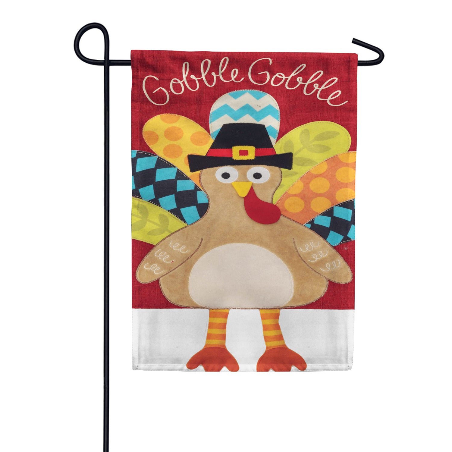 Custom Decor Applique Garden Flag - Turkey Legs