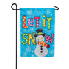 Custom Decor Applique Garden Flag - Bright Snowman