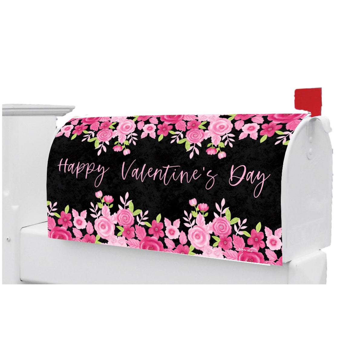 Custom Decor Valentine's Floral Mailbox Makeover