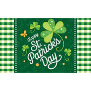St. Pat's Check Door Mat