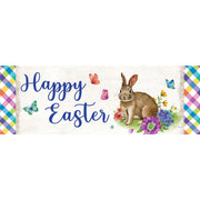 Custom Decor Bunny Plaid Signature Sign