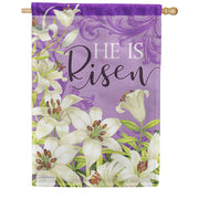 Easter Lilies House Flag