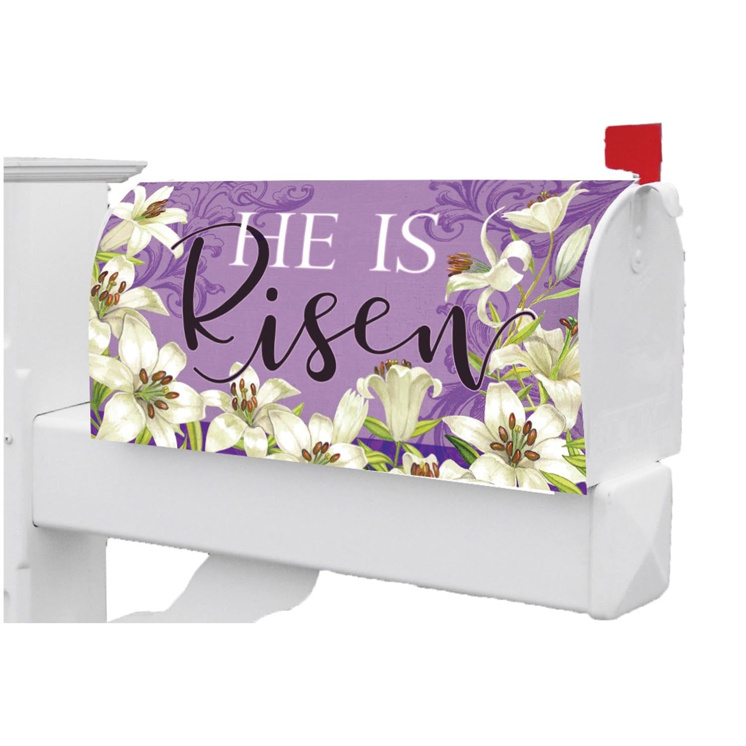 Custom Decor Easter Lilies Mailbox Makeover