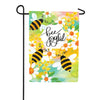 Custom Decor Bee Joyful Garden Flag