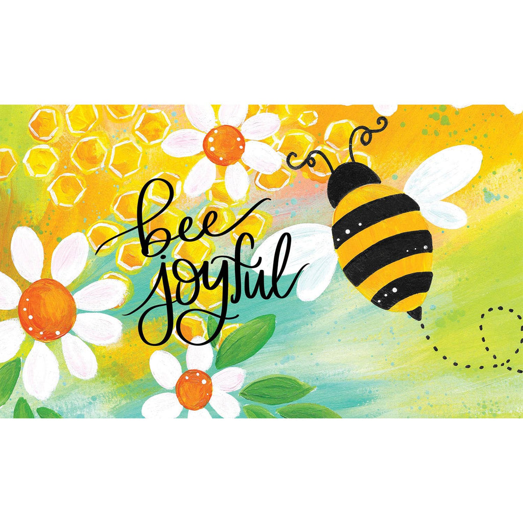 Custom Decor Bee Joyful Mat
