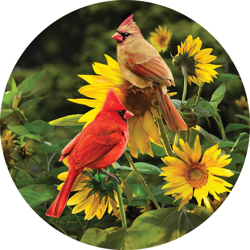 Custom Decor Cardinals Accent Magnet
