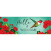 Custom Decor Hummingbird Geranium Signature Sign