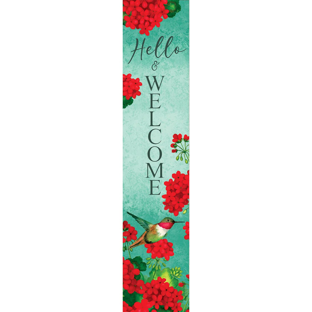 Custom Decor Hummingbird Geranium Yard Expression