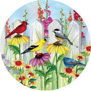 Custom Decor Songbird Fence Accent Magnet