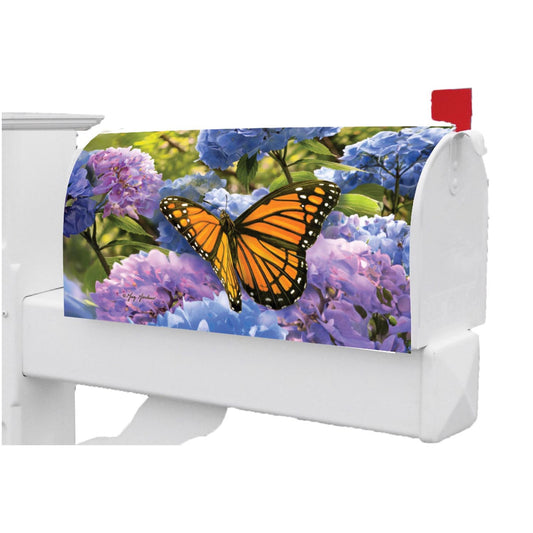 Custom Decor Monarch Hydrangeas Mailbox Makeover