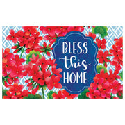 Blessed Geranium Door Mat