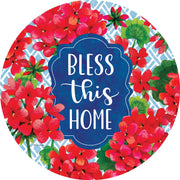 Custom Decor Blessed Geranium Accent Magnet