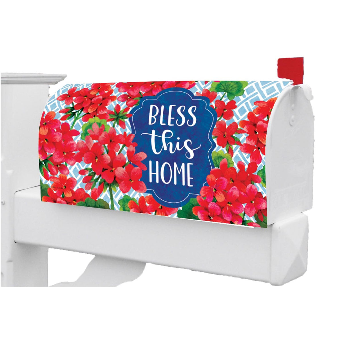 Custom Decor Blessed Geranium Mailbox Makeover