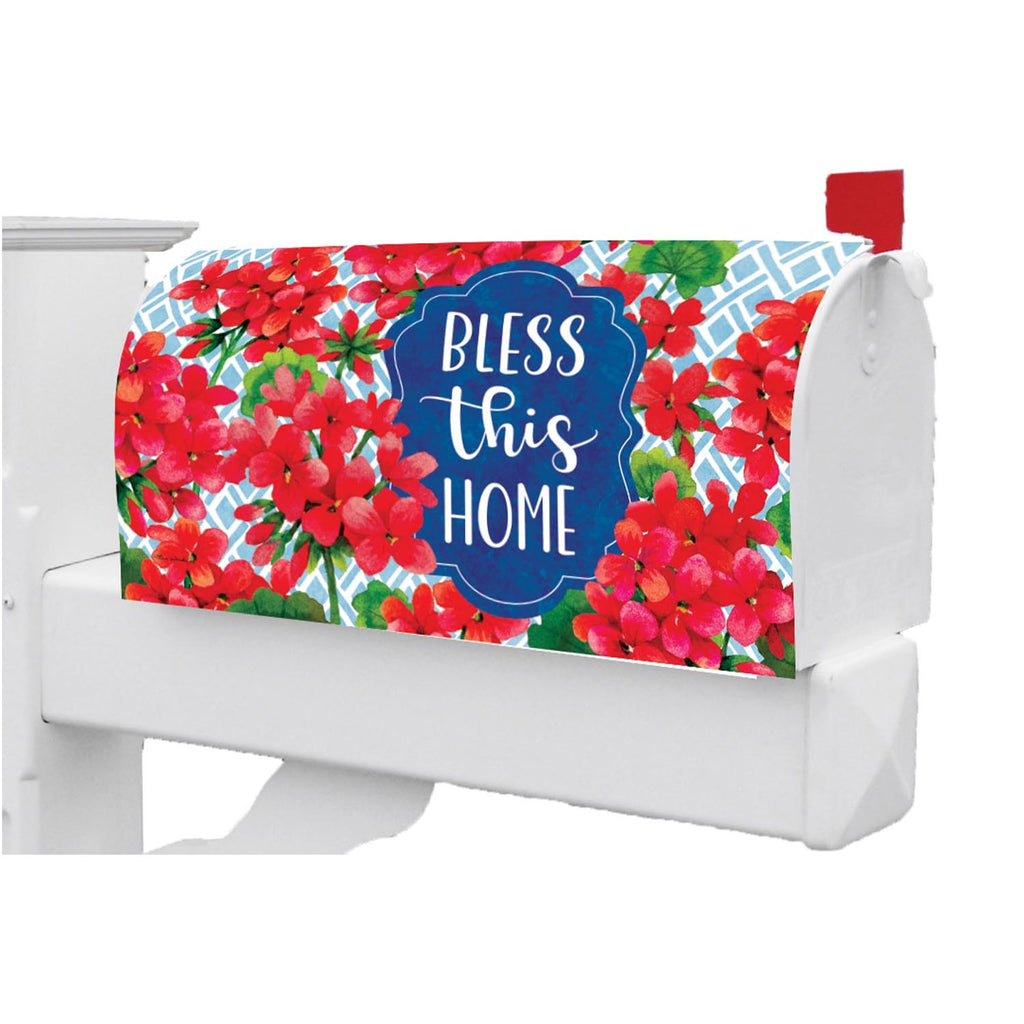 Custom Decor Blessed Geranium Mailbox Makeover