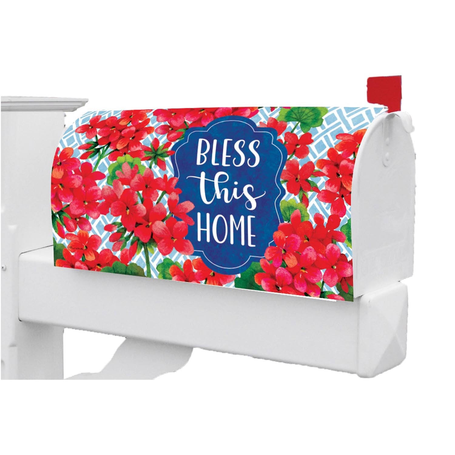 Custom Decor Blessed Geranium Mailbox Makeover
