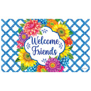 Floral Vines Door Mat