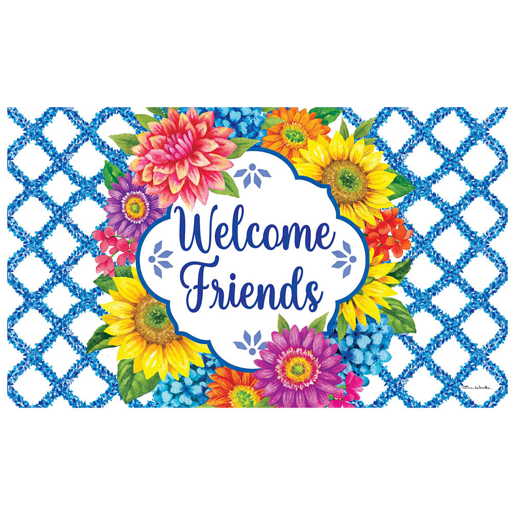 Custom Decor Floral Vines Mat
