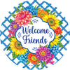 Custom Decor Floral Vines Accent Magnet