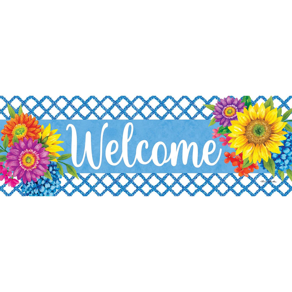 Custom Decor Floral Vines Signature Sign