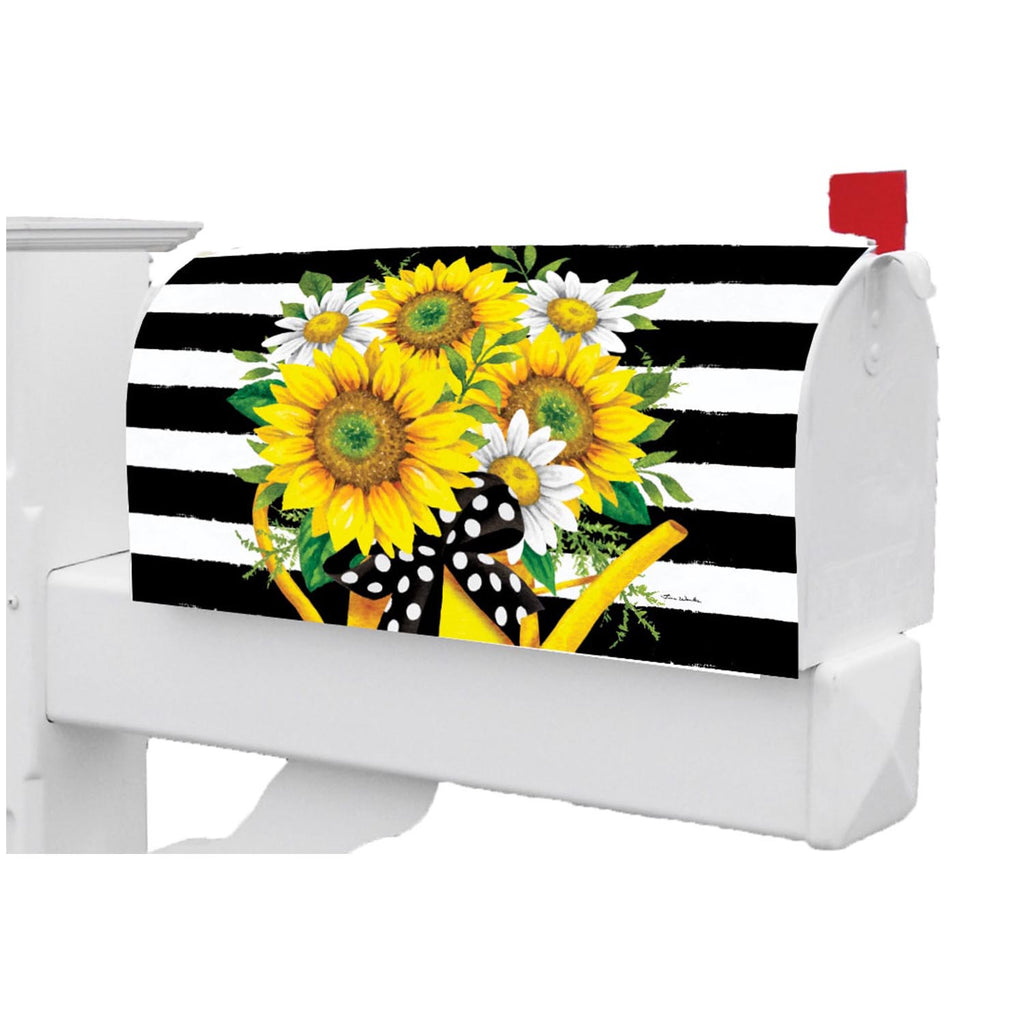 Custom Decor Sunflower Watering Can Mailbox Makeover