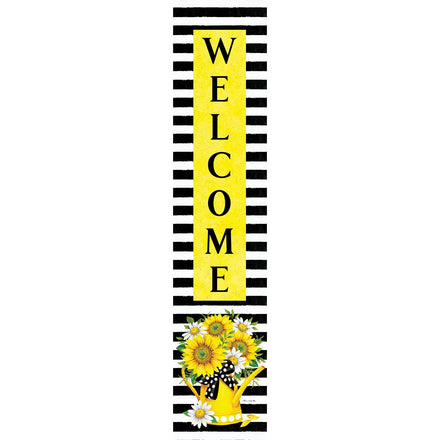 Custom Decor Sunflower Watering Can Yard Expression