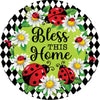 Custom Decor Ladybug Diamond Accent Magnet