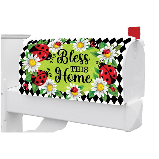 Custom Decor Ladybug Diamond Mailbox Makeover
