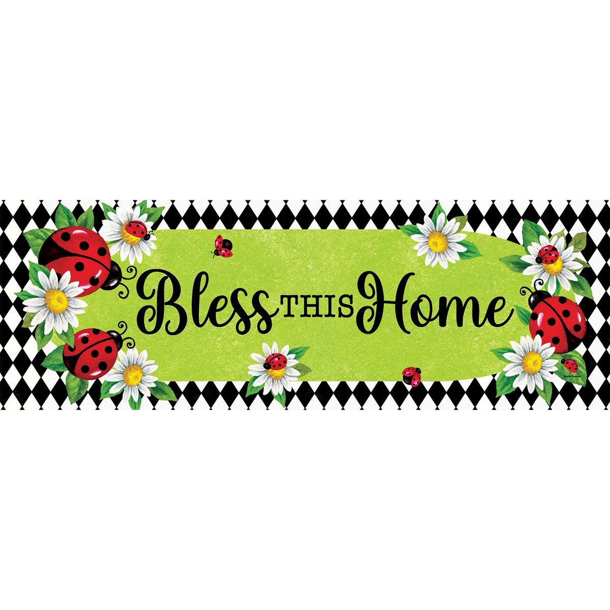 Custom Decor Ladybug Diamond Signature Sign