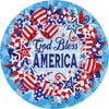 Custom Decor God Bless Wreath Accent Magnet