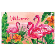 Flamingo Sunset Door Mat