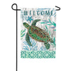 Custom Decor Sea Green Turtle Garden Flag