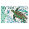 Custom Decor Sea Green Turtle Mat