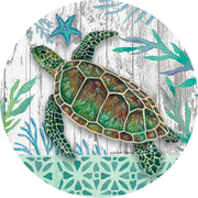 Custom Decor Sea Green Turtle Accent Magnet