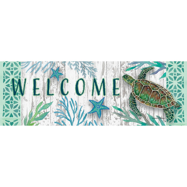 Custom Decor Sea Green Turtle Signature Sign