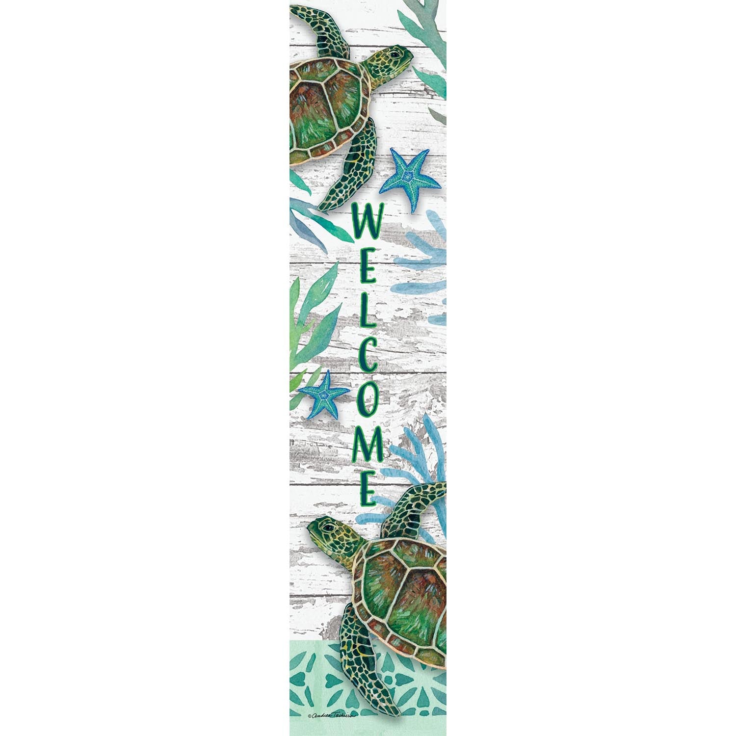 Sea Green Turtle Yard Expression