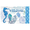 Blue Seahorse Mat