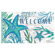 Sea Star Wreath Door Mat