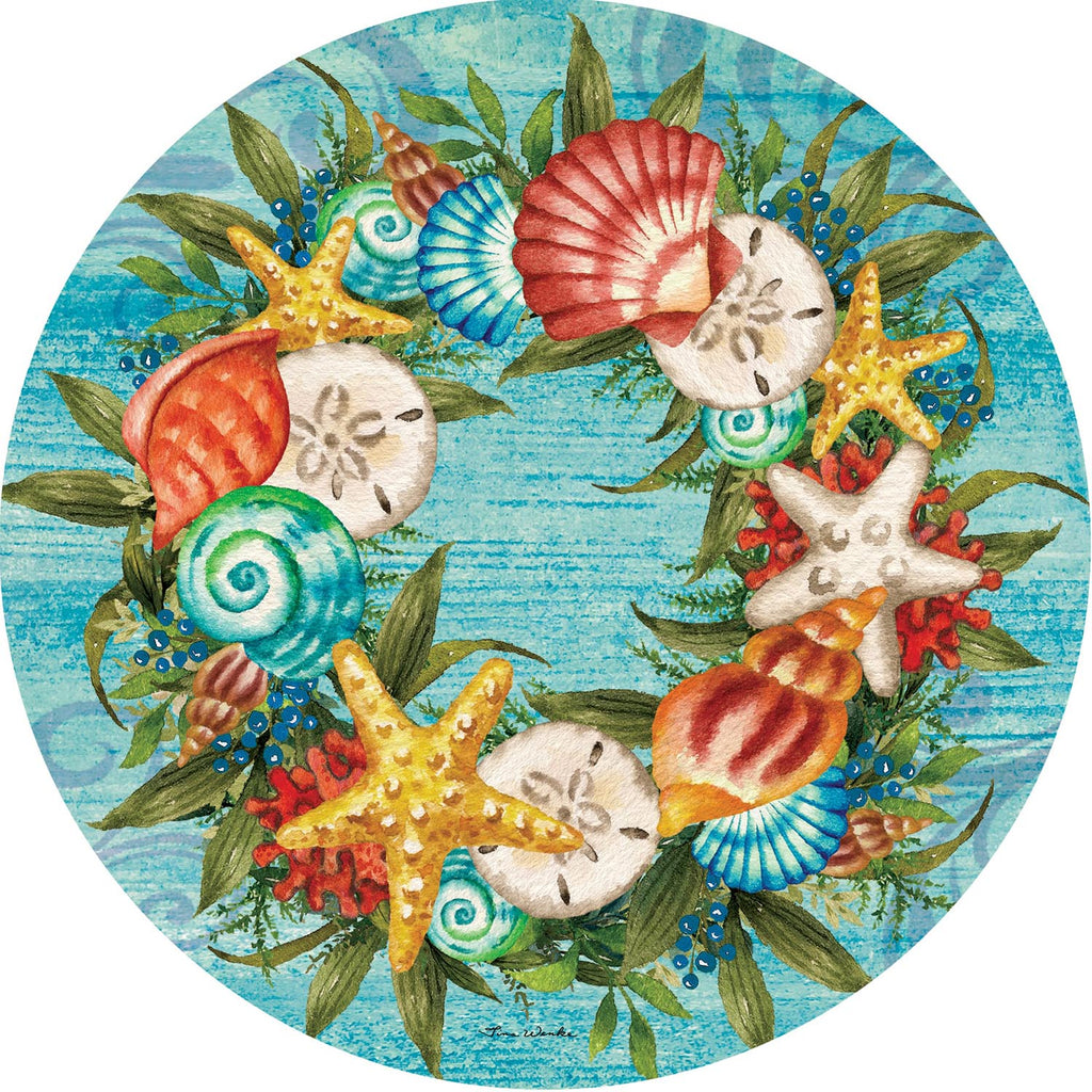 Custom Decor Sea Star Wreath Accent Magnet
