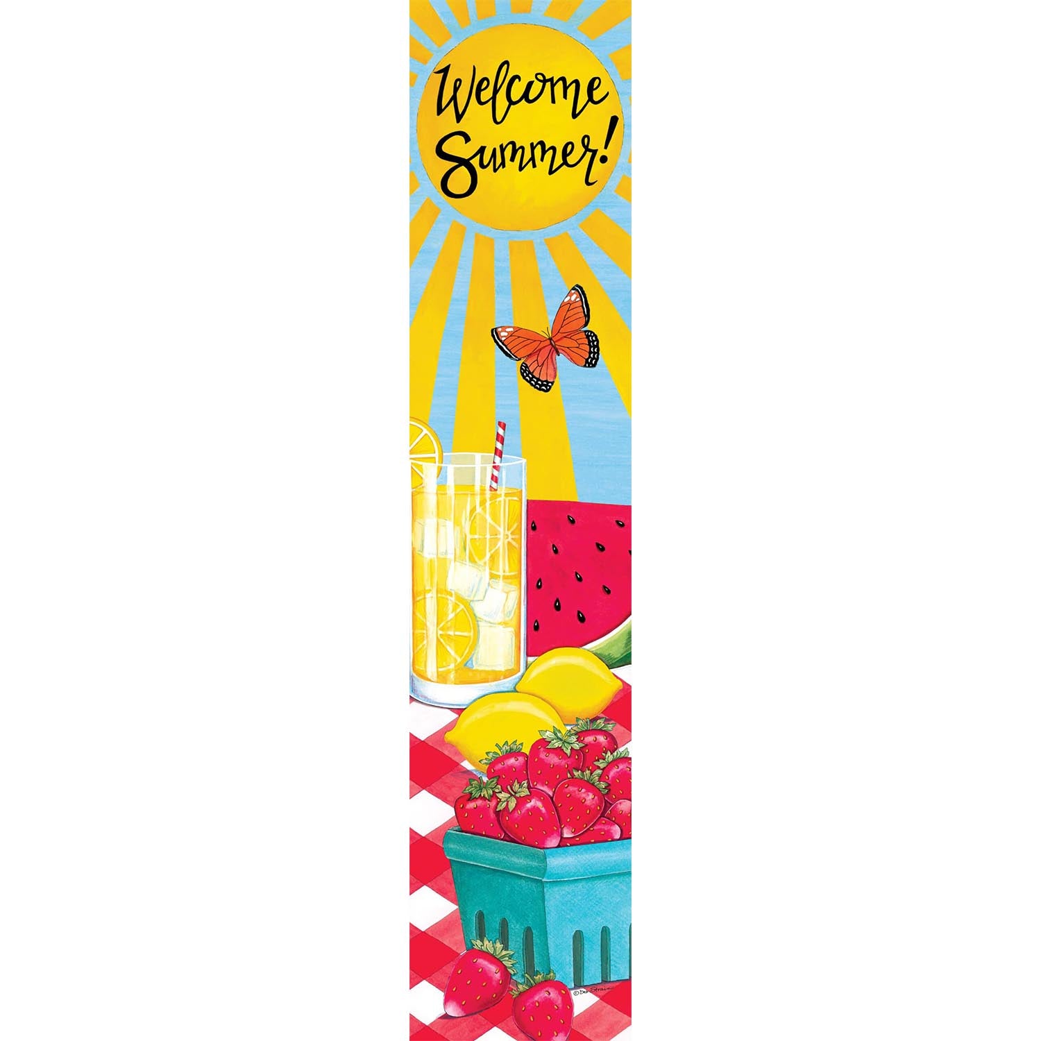 Custom Decor Sunny Watermelon Yard Expression