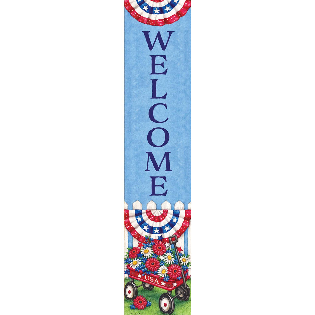 Custom Decor Patriotic Wagon Yard Expression