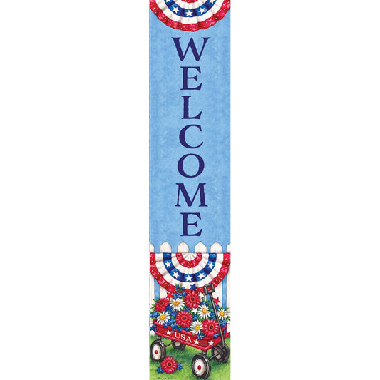 Custom Decor Patriotic Wagon Yard Expression