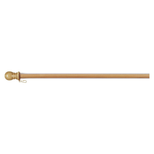 Custom Decor Wooden Sleeved House Flag Pole