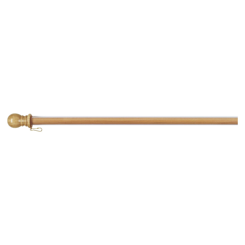 Custom Decor Wooden Sleeved House Flag Pole