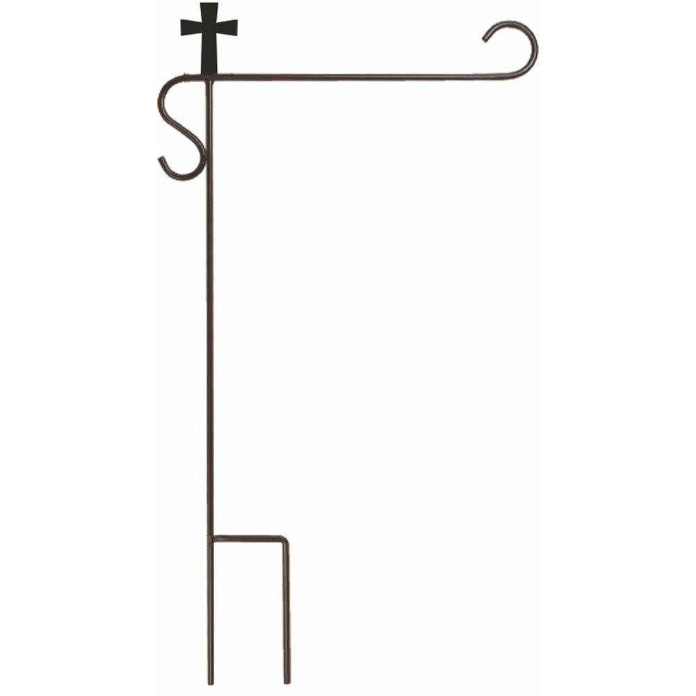 Custom Decor Mini Flag Holder - Cross