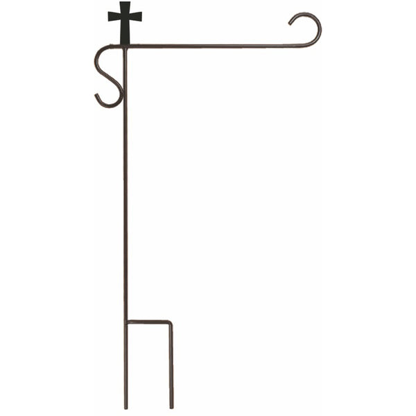 Custom Decor Mini Flag Holder - Cross