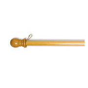 Evergreen Deluxe Anti-Wrap Wood Decorative House Flag Pole