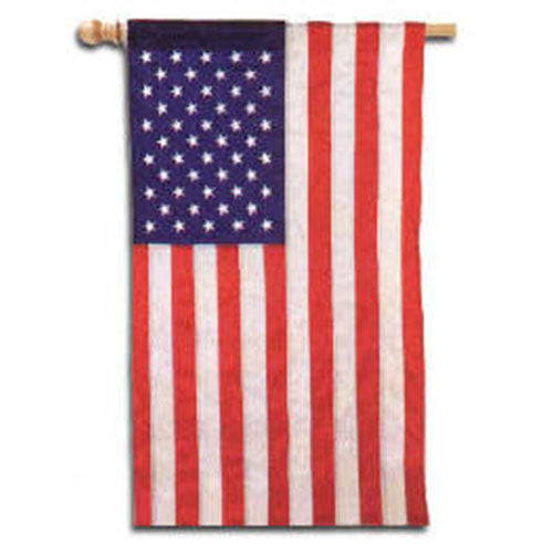 Evergreen American Mini Sewn Appliqued Estate Flag
