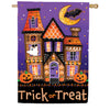 Trick or Sweets Lustre House Flag