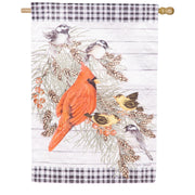 Evergreen Bird Friends House Flag