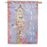 Evergreen Chickadee Dee Dee's House Flag